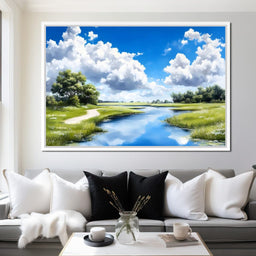 Reflective Tranquil Daydream - NicheCanvas