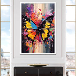 Technicolor Lepidoptera - NicheCanvas