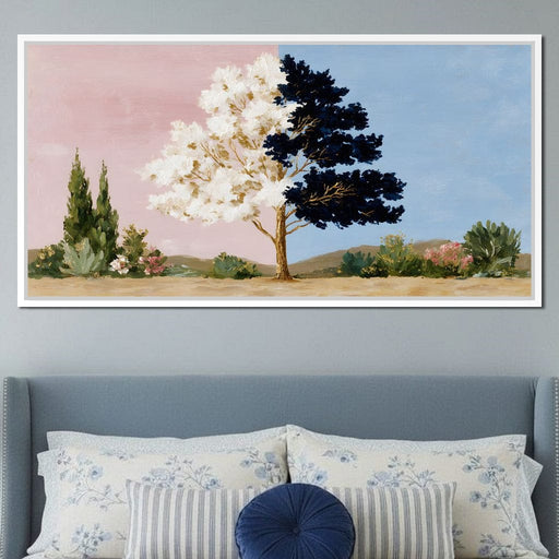 Dual Seasons Blossom Tree Canvas Print