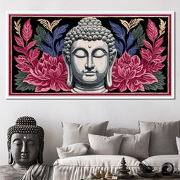 Buddha Blossom Tranquil Aura - NicheCanvas