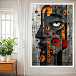 Geometric Fusion Enigma - Cole Williams - NicheCanvas