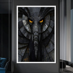 Obsidian Elephant Guardian - NicheCanvas