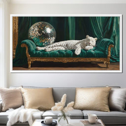 Opulent Disco Dream Leopard - NicheCanvas