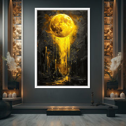 Golden Monolith Meltdown - NicheCanvas
