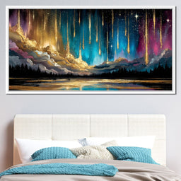 Celestial Rain Of Starlight - NicheCanvas