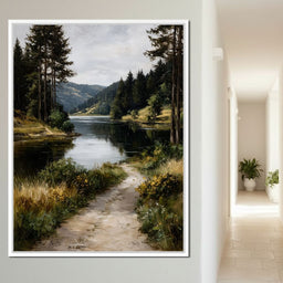 Pine Valley River Pathway - NicheCanvas