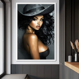 Enchanting Elegance Portrait - NicheCanvas