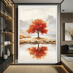 Reflections of Autumn - NicheCanvas