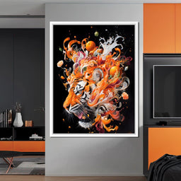 Citrus Storm Tiger Awakening - NicheCanvas