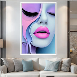 Lush Lips & Liquid Dreams - TooplesArt - NicheCanvas
