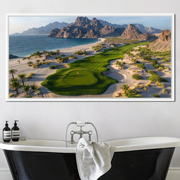 Serenity Greens by the Sea - NicheCanvas