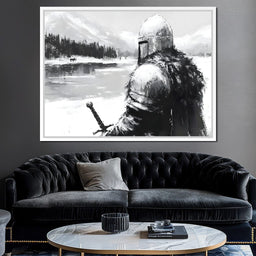 Knight of Winter Vigilance - NicheCanvas