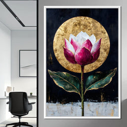 Golden Petal Radiance - NicheCanvas