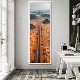 Desert Highway Serenity - NicheCanvas