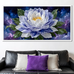 Starlit Peony Luminescence - NicheCanvas