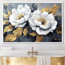 Golden Petals Harmony - Wildrose Creations - NicheCanvas