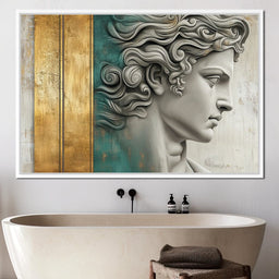 Golden Revelation of Parthenon - Wildrose Creations - NicheCanvas
