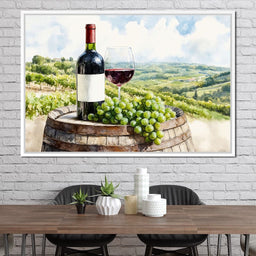 Vineyard Landscape - NicheCanvas