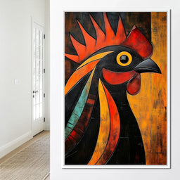 Rooster Radiance Symphony - NicheCanvas
