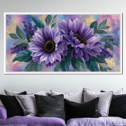 Lavender Blooms Radiance - NicheCanvas