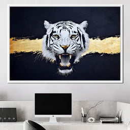 Majestic Tiger Roar Radiance - NicheCanvas