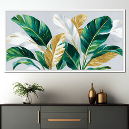Gold Leaf Botanical Palmdream - NicheCanvas