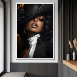 Moonlit Elegance of Shadows - NicheCanvas