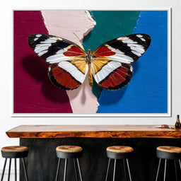Butterfly Colorblock Flight - NicheCanvas