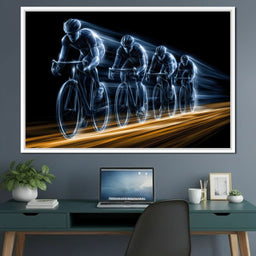 Kinetic Pulse of the Peloton - NicheCanvas