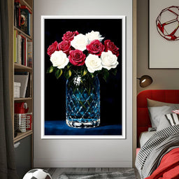 Velvet Petals Crystal Blooms - NicheCanvas