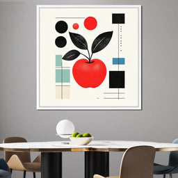 Geometric Apple - NicheCanvas