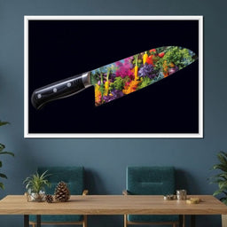 Vibrant Veggies Chef Knife - NicheCanvas