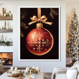 Classic Christmas Bauble Charm - NicheCanvas