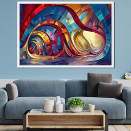 Vibrant Vortex - Tooples Art - NicheCanvas