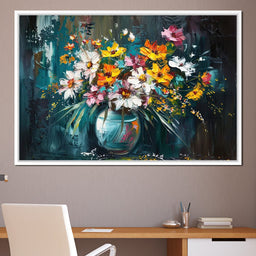 Bouquet of Wild Vibrance - NicheCanvas