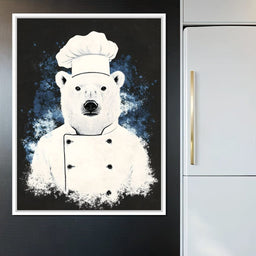 Polar Bear Chef Culinary Dreams - NicheCanvas