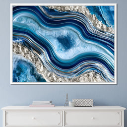 Frozen Currents Of Liquid Metal - NicheCanvas