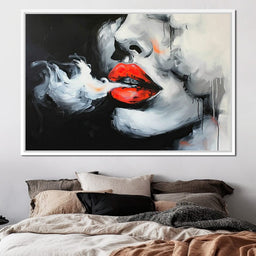 Radiant Lips of Stillness - NicheCanvas