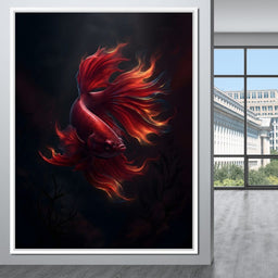 Red Fish Splendor - NicheCanvas