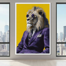 Regal Lion Boss Violet Suit - NicheCanvas