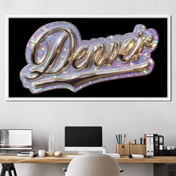 Denver Metallic Dreamscape - NicheCanvas