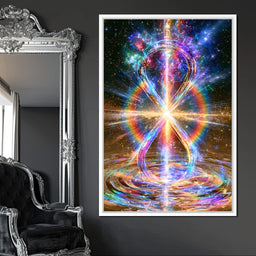 Infinite Echoes Of Celestial Light - NicheCanvas