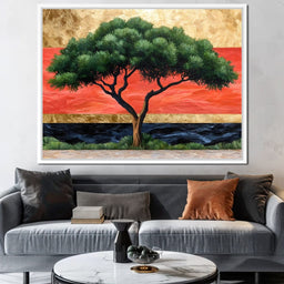 Majestic Dawn Tree Harmony - NicheCanvas