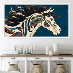Galloping Tapestry Elegance - Alicia Smith - NicheCanvas