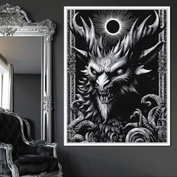 Nightmarish Eclipse Beast Lord - NicheCanvas