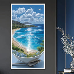 Tropical Ocean Bliss Bowl - NicheCanvas