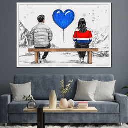 Love in Winter Reverie - NicheCanvas