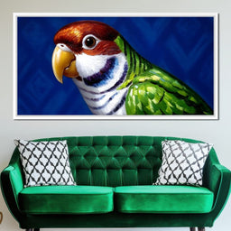 Vivid Parrot Elegance - NicheCanvas