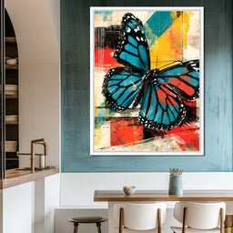 Fragmented Flight Of The Radiant Monarch - NicheCanvas