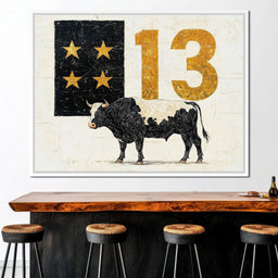 Starlit Cattle #13 - NicheCanvas